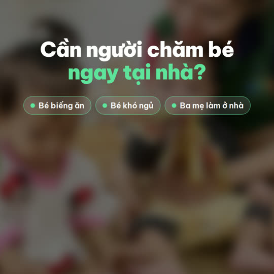 Giới thiệu TrongTre.com — Trông trẻ tại nhà