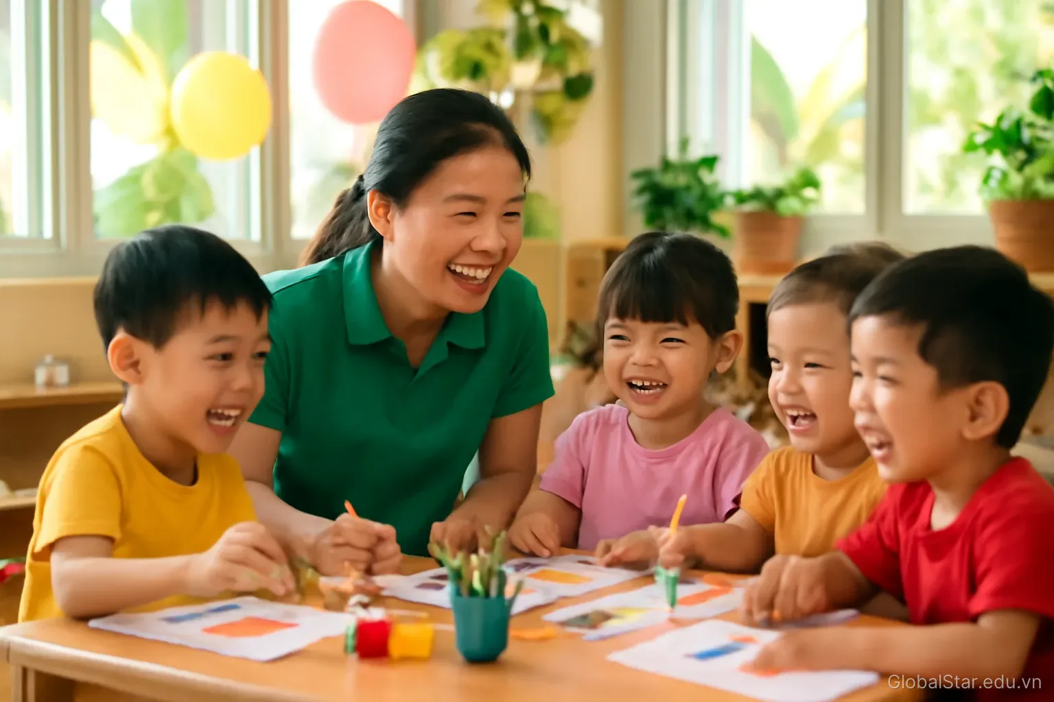 Một buổi học thử ở Global Star School