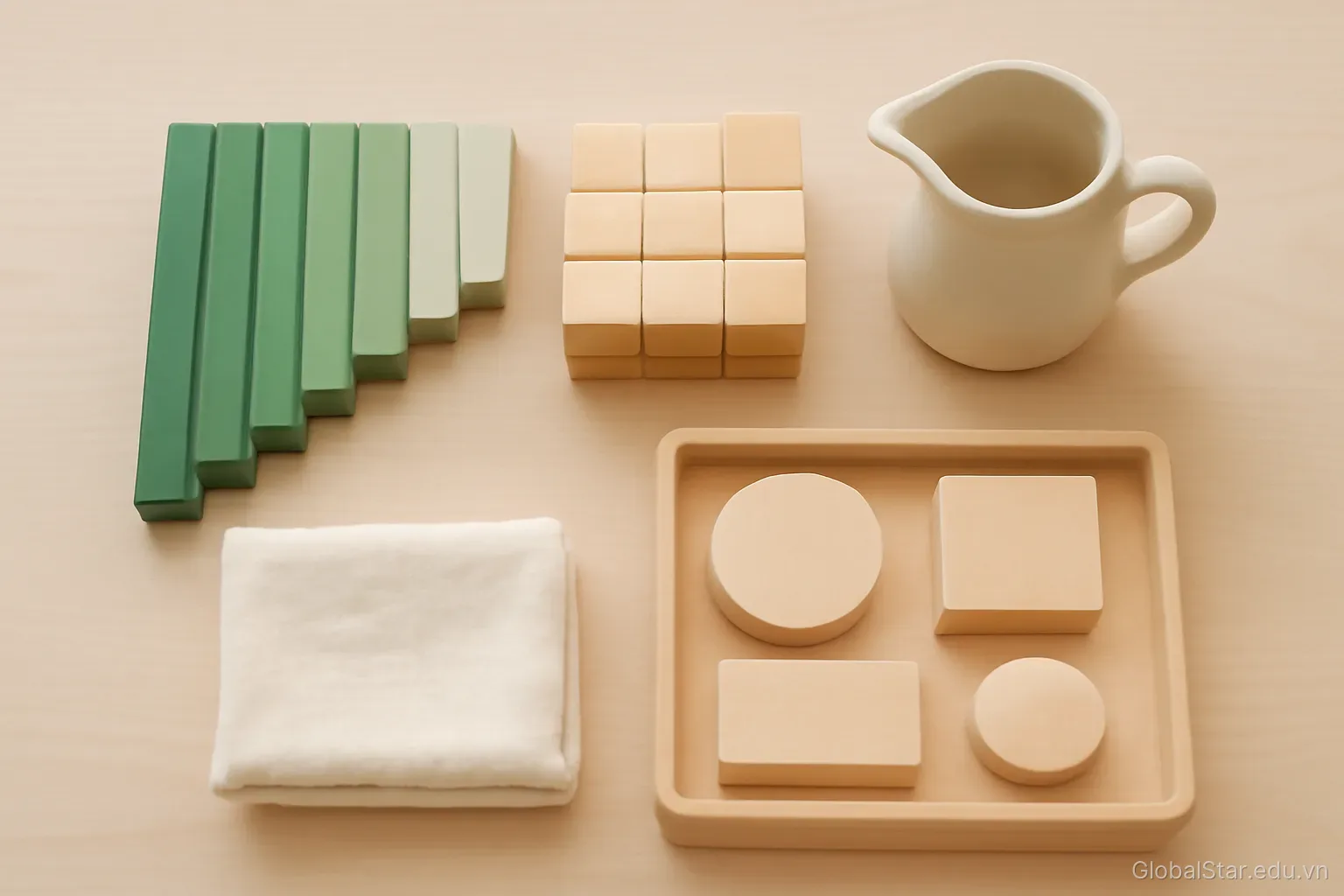 Montessori, Reggio Emilia, STEAM khác nhau thế nào — nói bằng hình ảnh lớp học