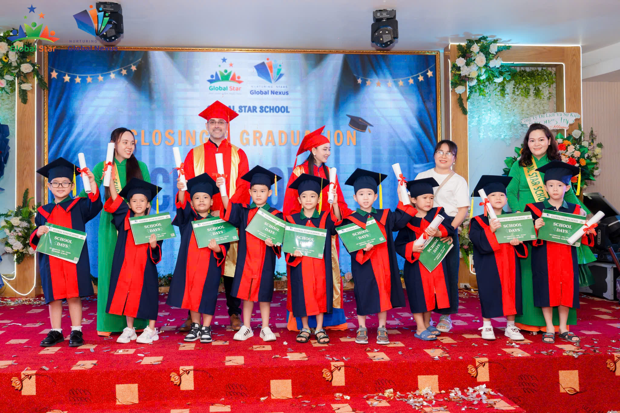 Lớp Super Star Tốt Nghiệp Mầm Non: Bước Ngoặt Đầu Đời Dưới Mái Trường Global Star School – Hiệp Thành